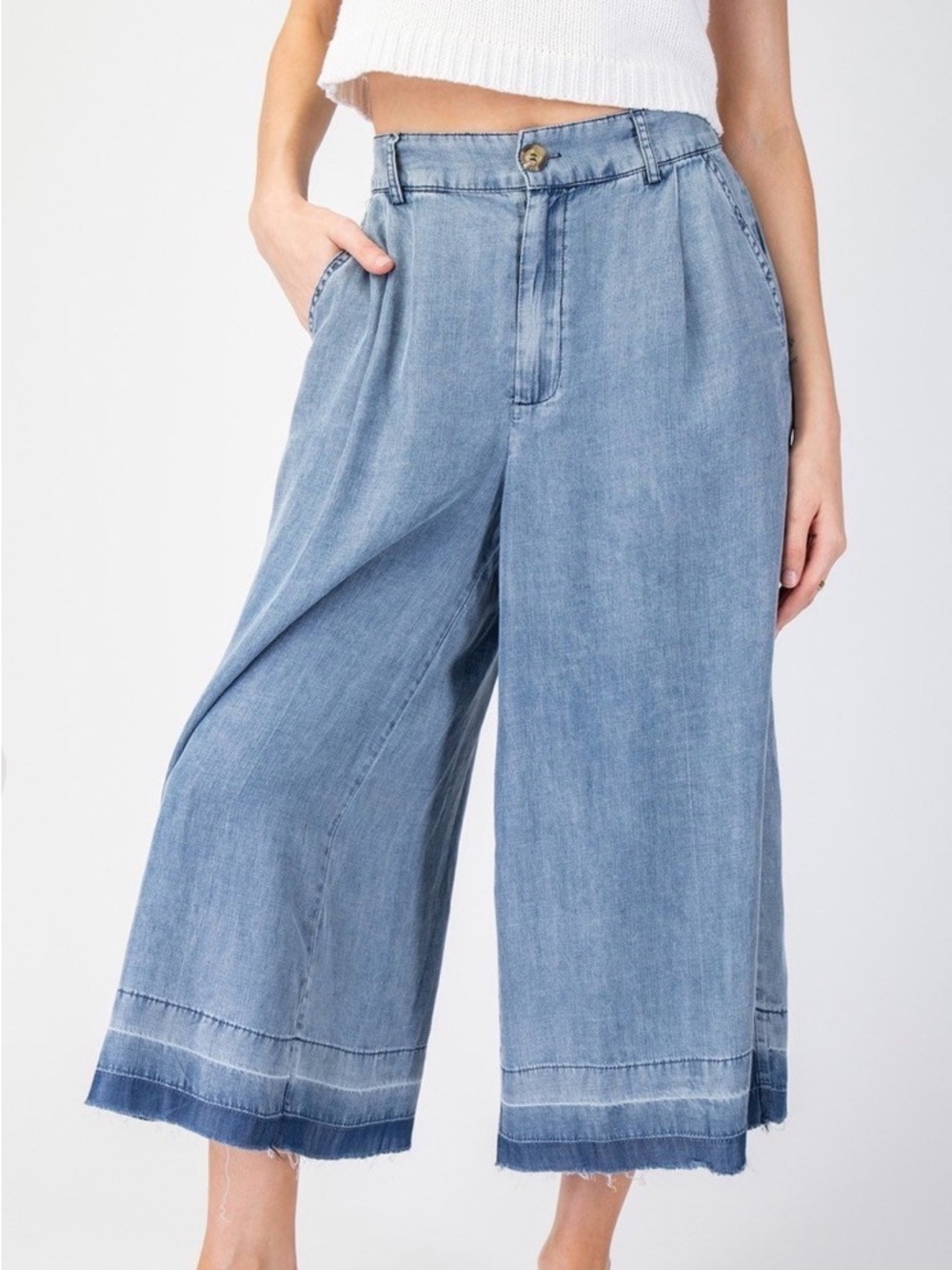 Ee:some Mineral Washed Wide Leg Pants Women’s Medium